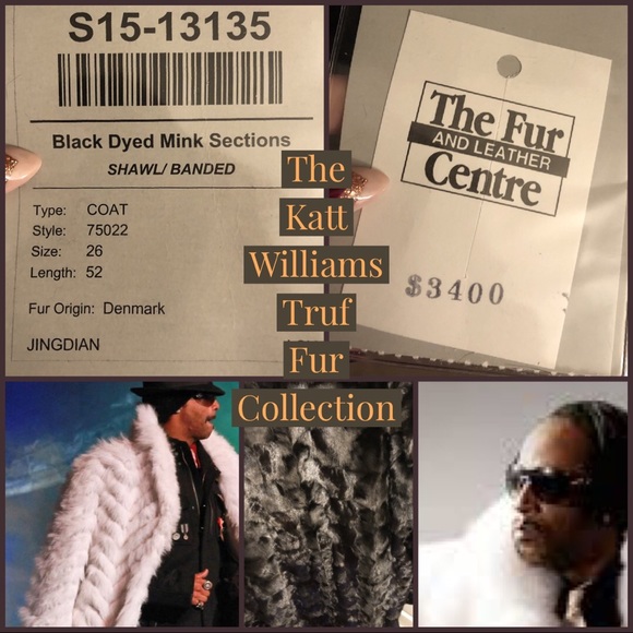 🎅HPSALE BLACK MINK FUR COAT TRUF KATT WILLIAMS 3X - Picture 4 of 8